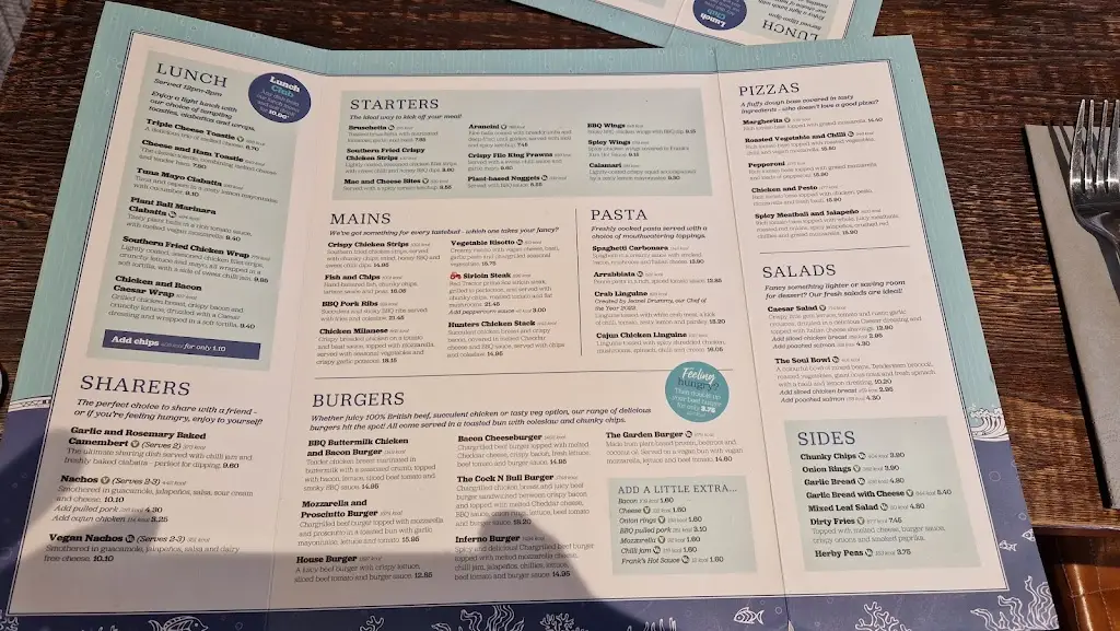 Menu_The John Paul Jones_Filey_image_2