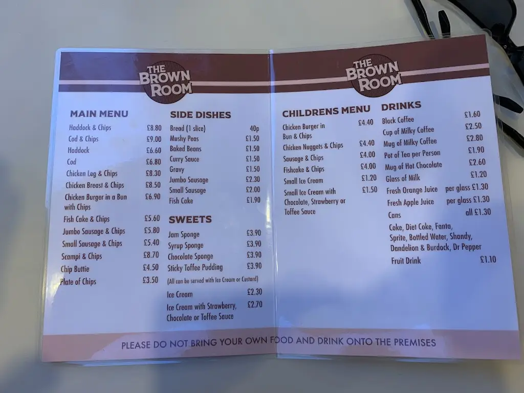 Menu_The Brown Room_Filey_image_4