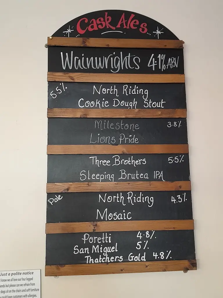 Menu_The Cobblers Arms_Filey_image_1