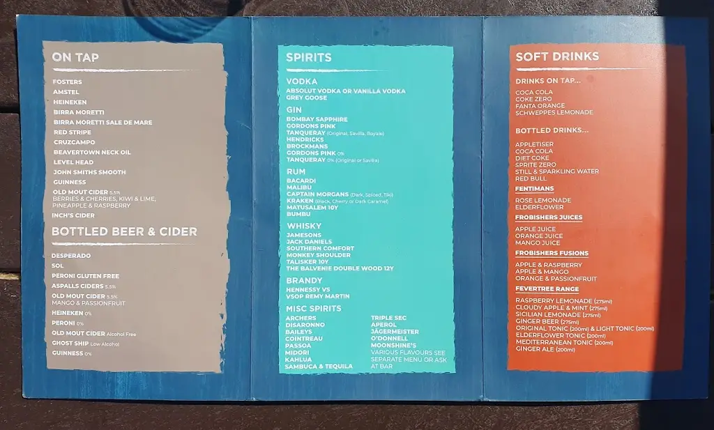 Menu_The Boardwalk Café Bar_Felixstowe_image_1