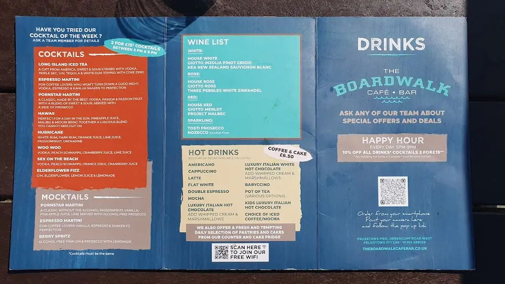Menu_The Boardwalk Café Bar_Felixstowe_image_2