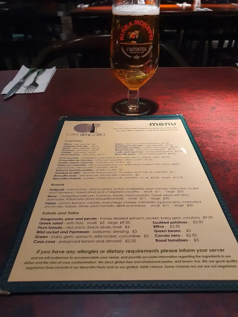 Menu_Café Bencotto_Felixstowe_image_1