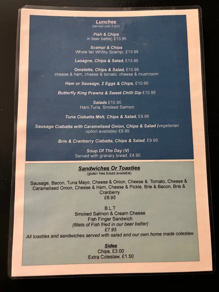 Menu_Cliff Top Cafe_Felixstowe_image_1
