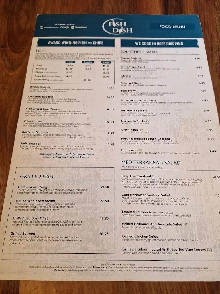 Menu_Fish Dish Fish & Chips Restaurant_Felixstowe_image_2
