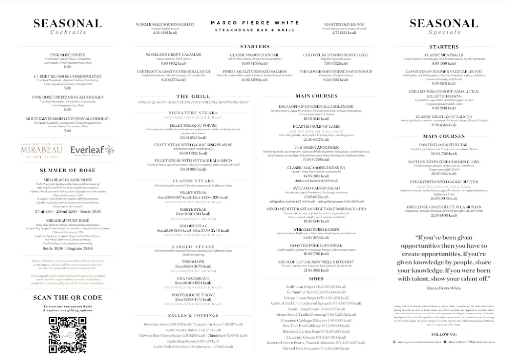 Menu_Marco Pierre White Steakhouse Bar & Grill Felixstowe_Felixstowe_image_1