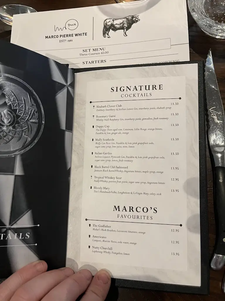 Menu_Marco Pierre White Steakhouse Bar & Grill Felixstowe_Felixstowe_image_4