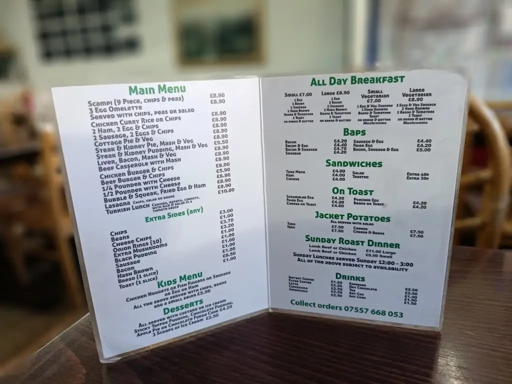 Menu_The Family Cafe_Felixstowe_image_2