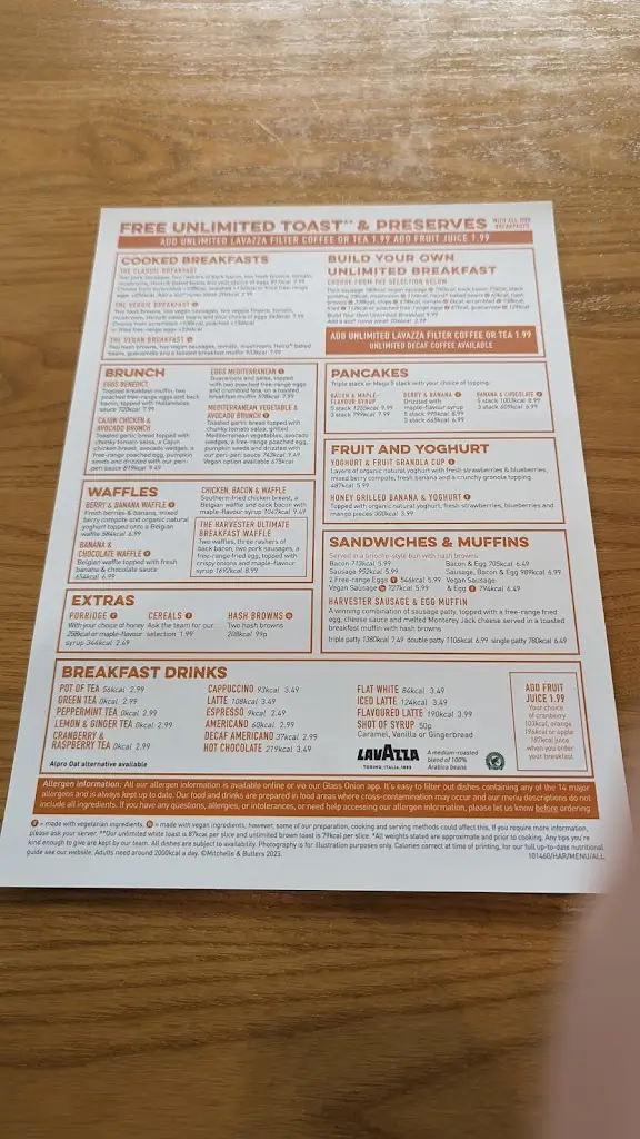 Menu_Aylesbury Harvester_Aylesbury_image_1