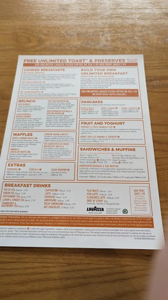 Menu_Aylesbury Harvester_Aylesbury_image_2