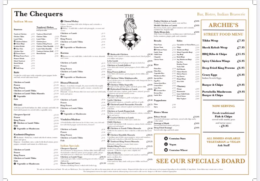 Menu_The Chequers_Fordham_immagine_2