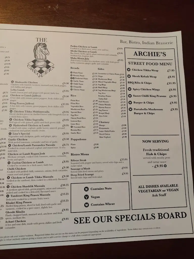 Menu_The Chequers_Fordham_immagine_3