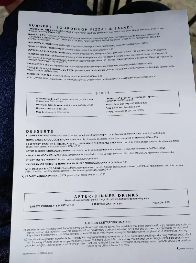 Menu_The Woolpack_Aylesbury_immagine_4