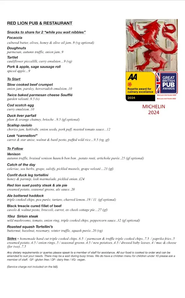 Menu_The Red Lion_Freshwater_image_1