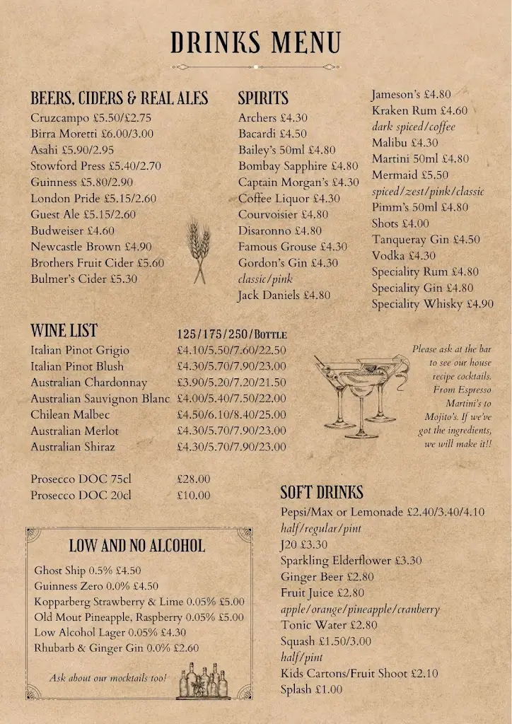 Menu_The Vine Inn_Freshwater_image_1