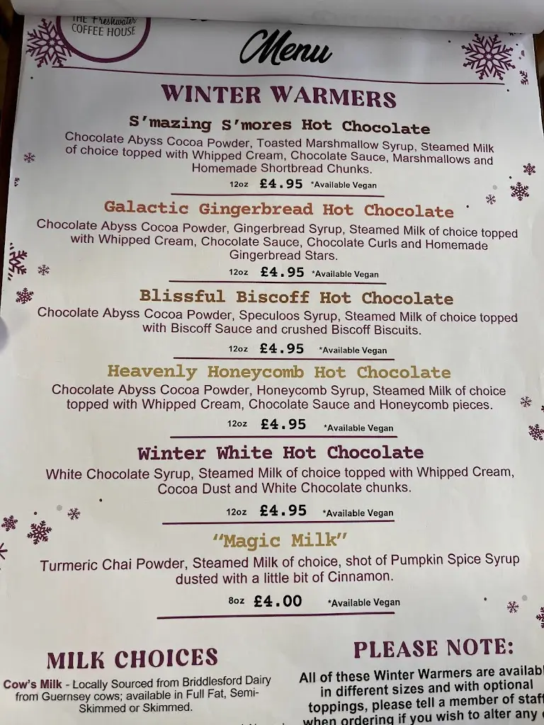 Menu_The Freshwater Coffee House_Freshwater_image_4