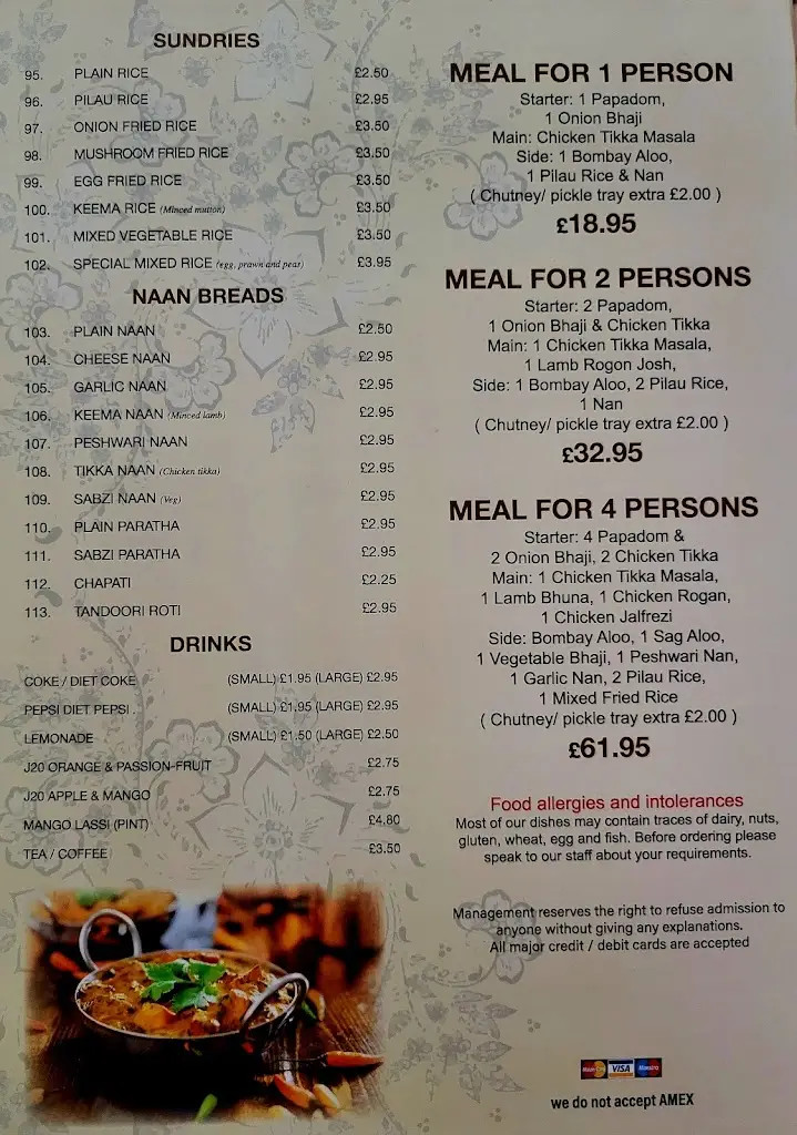 Menu_Jaffran Indian Restaurant and Takeaway_Freshwater_image_1