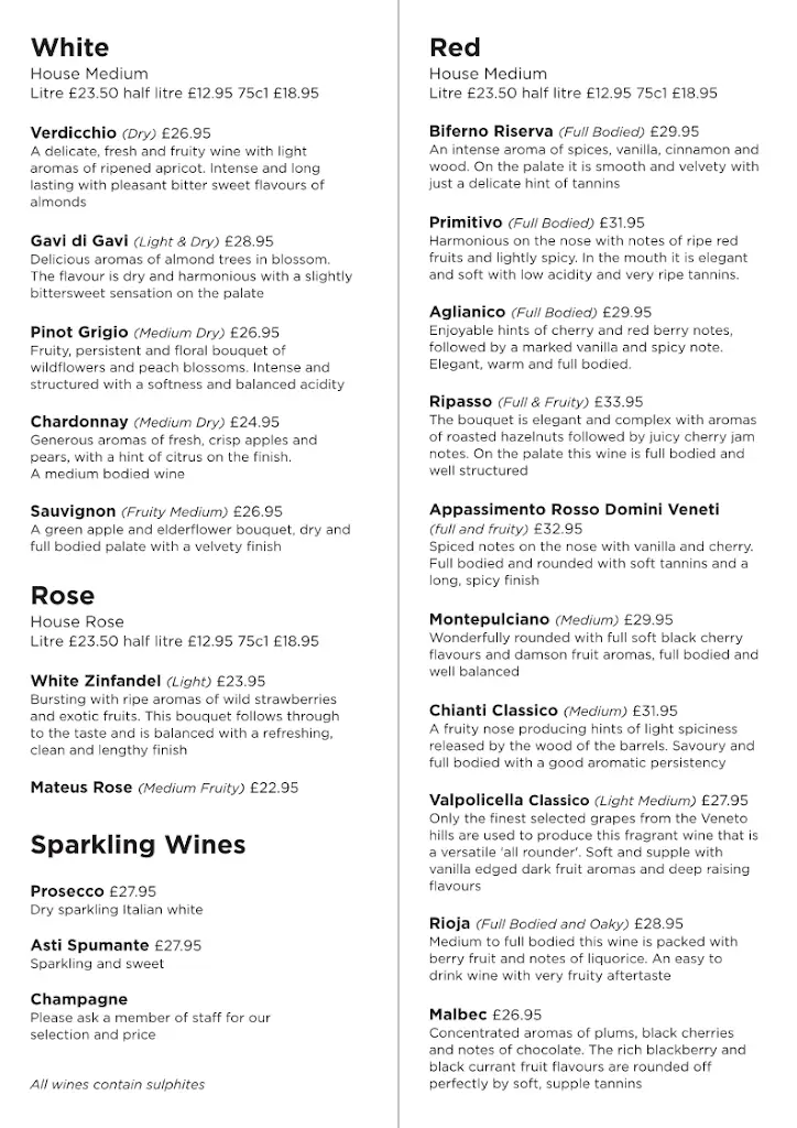 Menu_Rico's Restaurant_Fylde_image_2