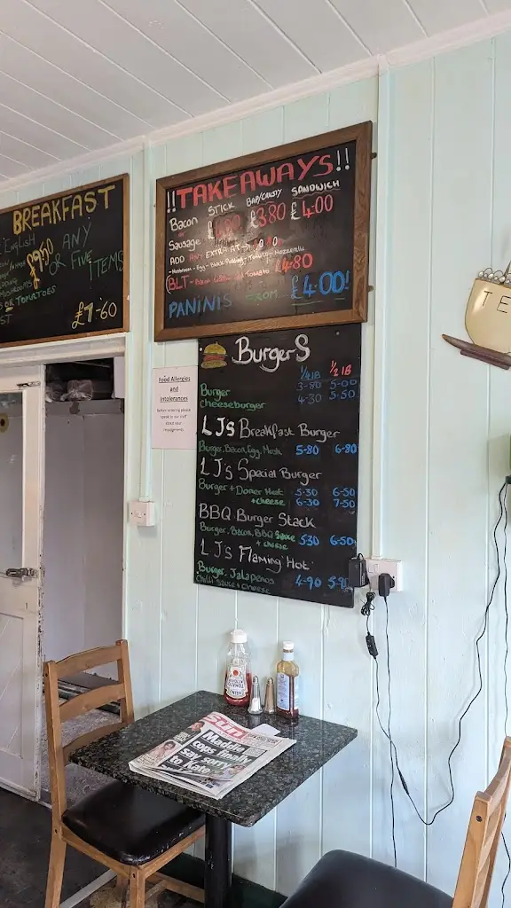 Menü_LJ's Sandwich Bar_Gamlingay_Bild_1