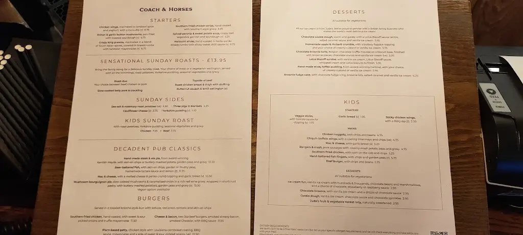 Menu_Coach & Horses_Freckleton_image_1