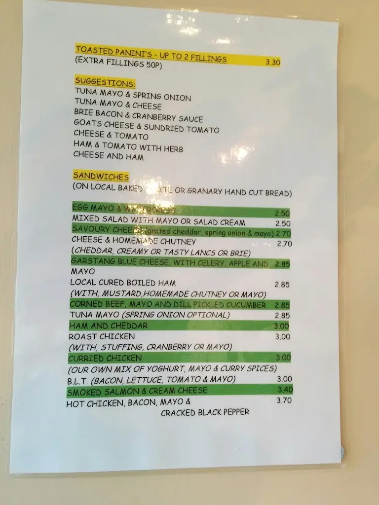 Menu_Dizzy Ducks Bistro_Freckleton_immagine_3