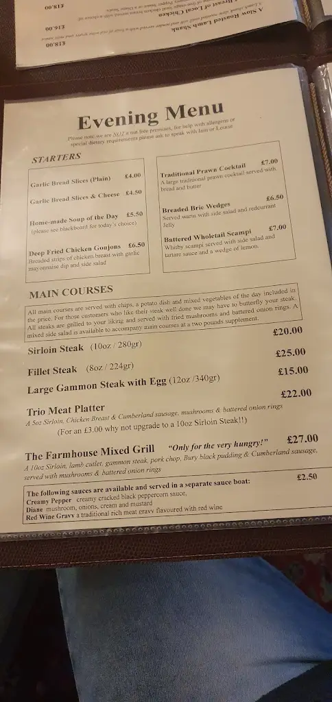 Menu_Rigby's Farmhouse_Freckleton_image_3