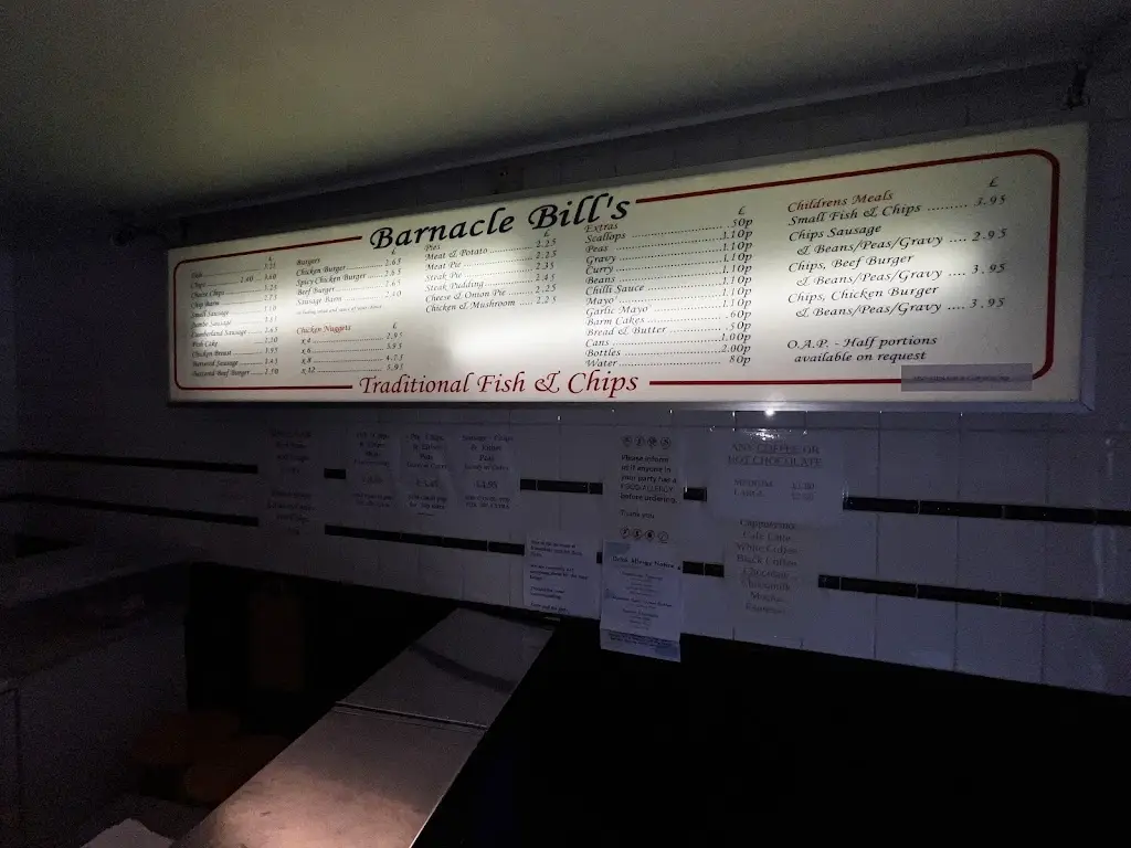 Menu_Barnacle Bill's Fish and Chip Shop_Freckleton_image_1