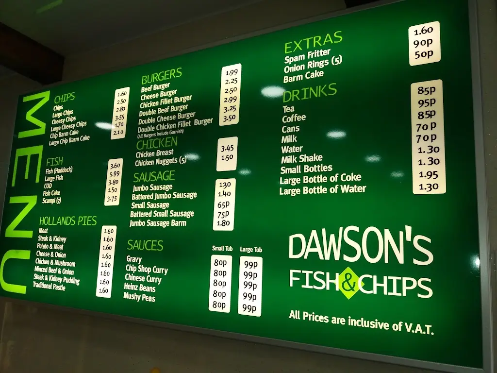 Menu_Dawson's Fish & Chips_Freckleton_image_2