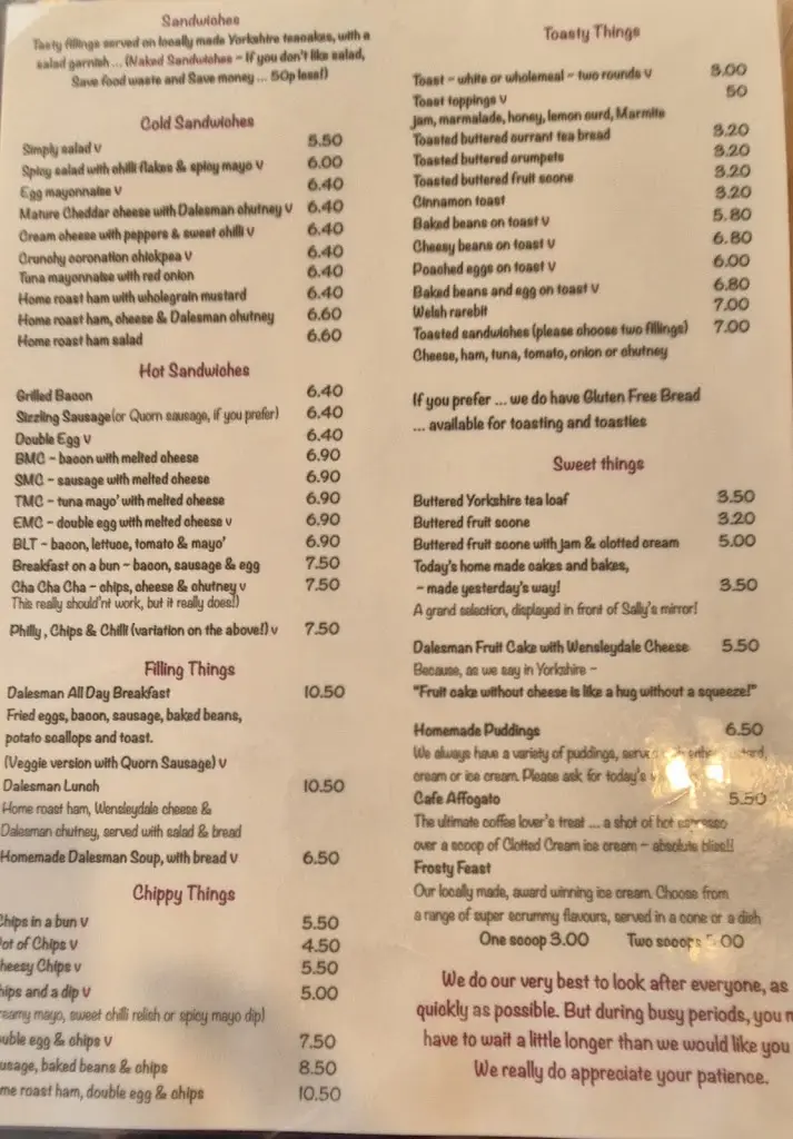 Menu_Dalesman Cafe_Gargrave_image_1