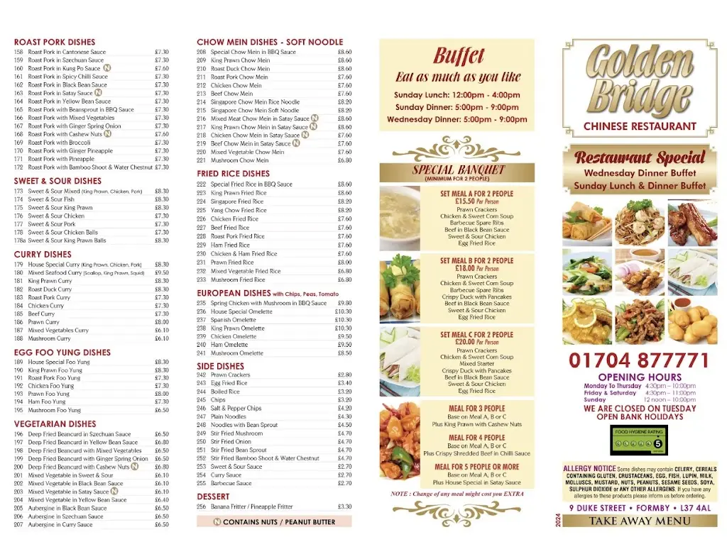 Menu_Golden Bridge_Formby_image_1