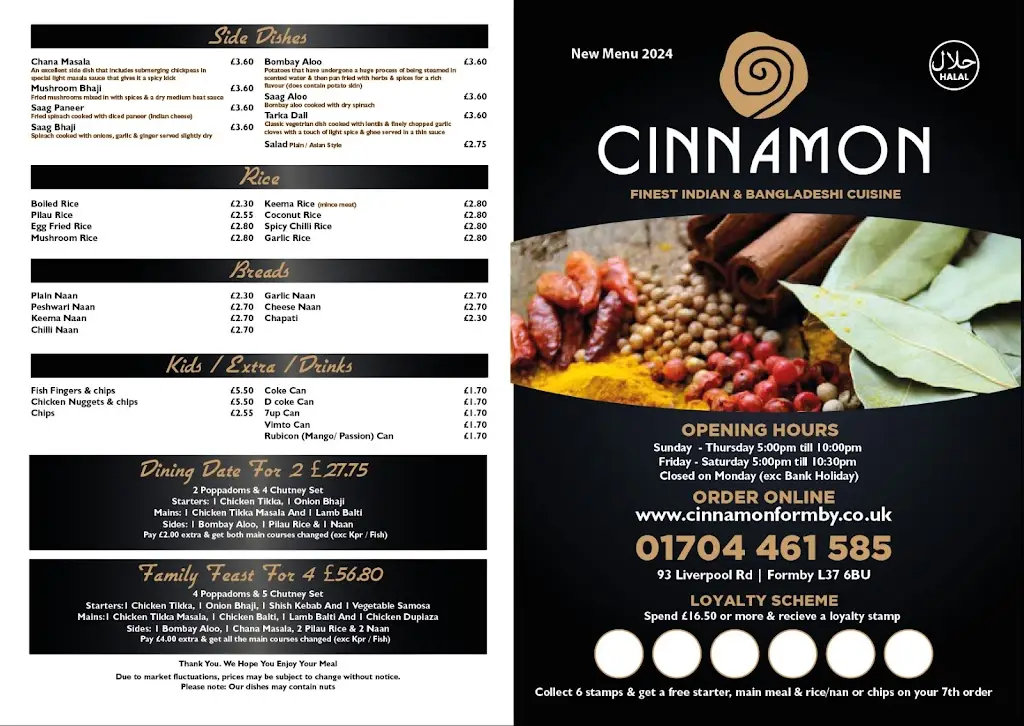 Menu_Cinnamon formby_Formby_image_2