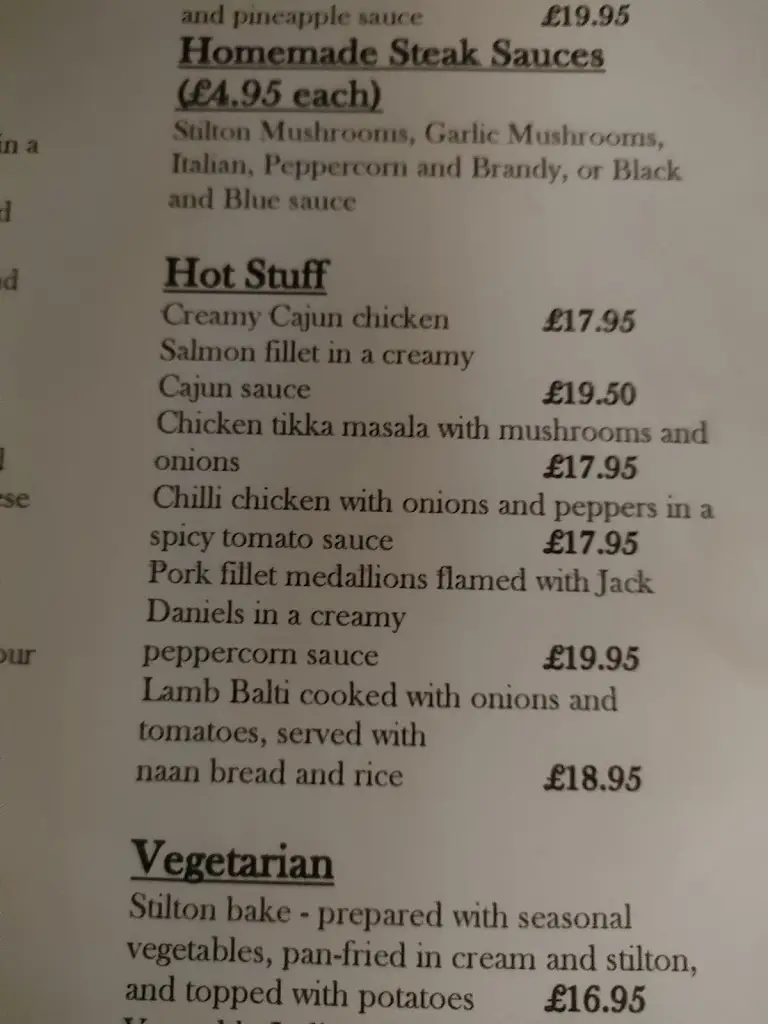 Menu_Bluebell Inn_Gedney Hill_immagine_3