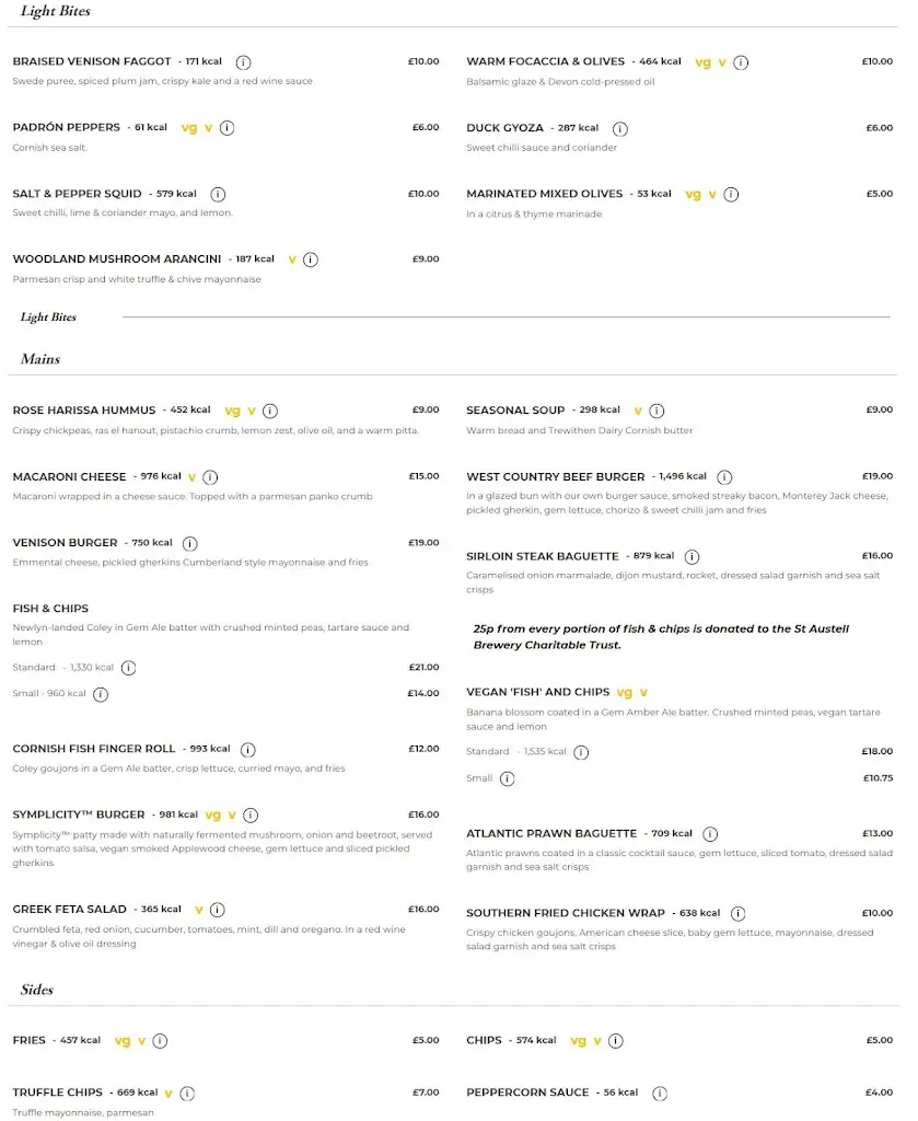 Menu_Havener's, Fowey_Fowey_image_1