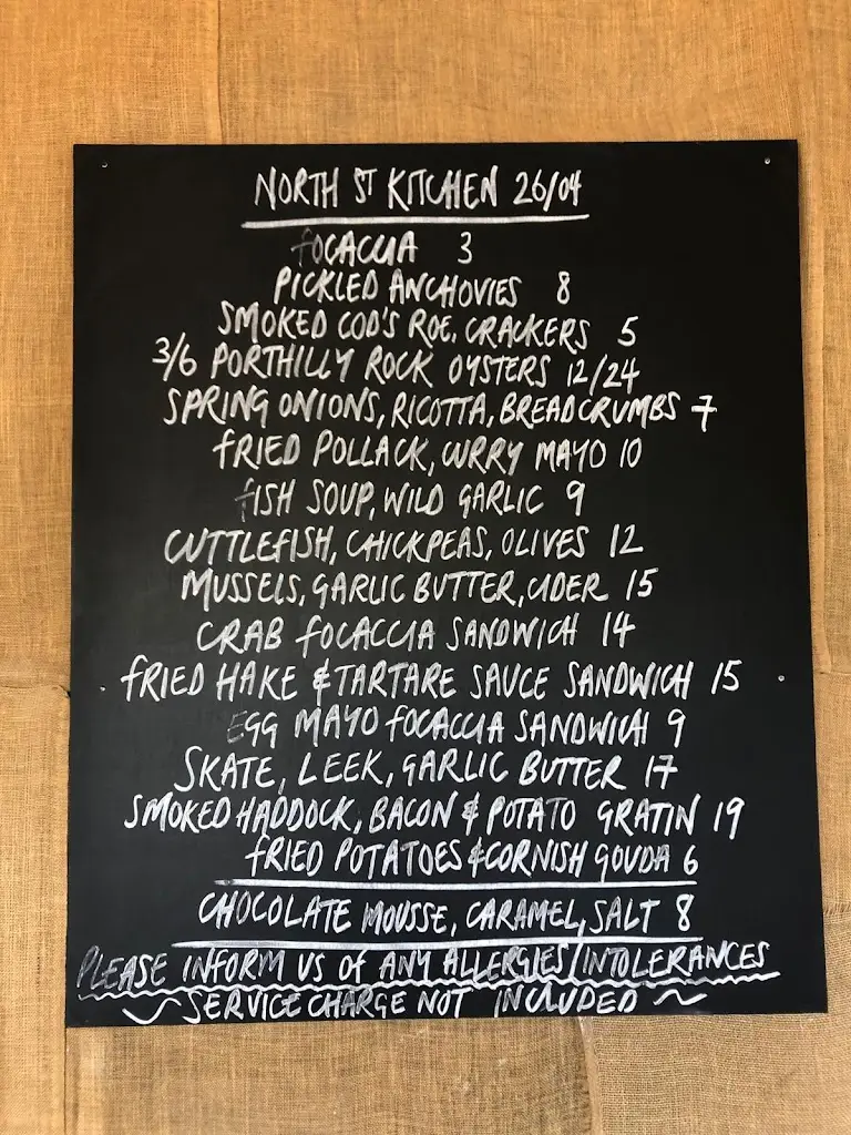 Menu_North Street Kitchen_Fowey_image_1