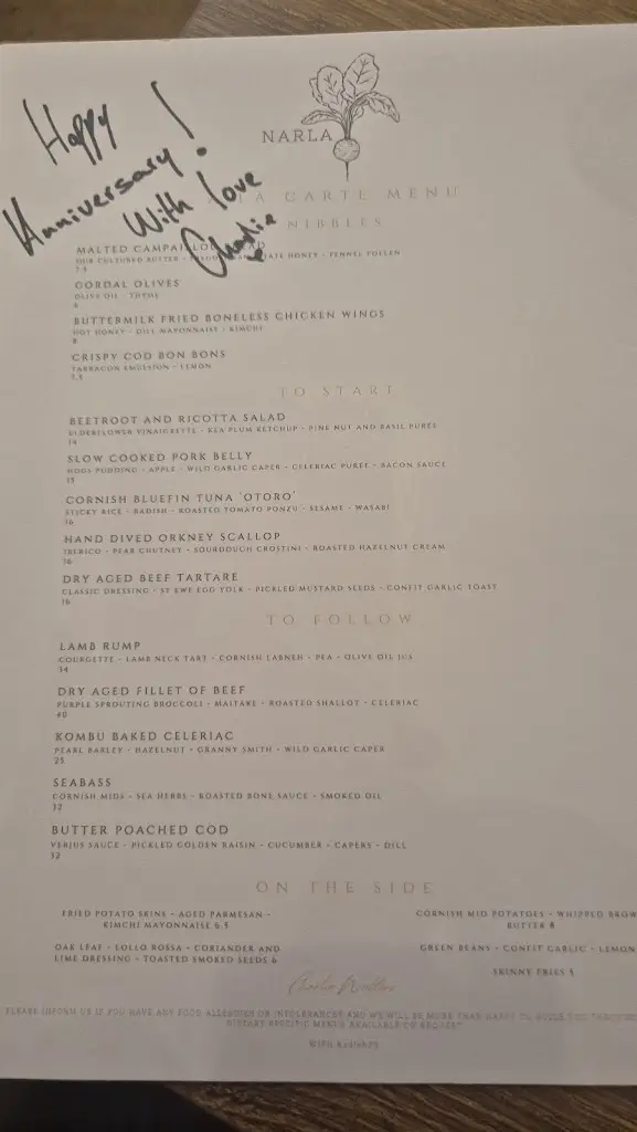 Menu_Narla by Charlie Walters_Fowey_image_2