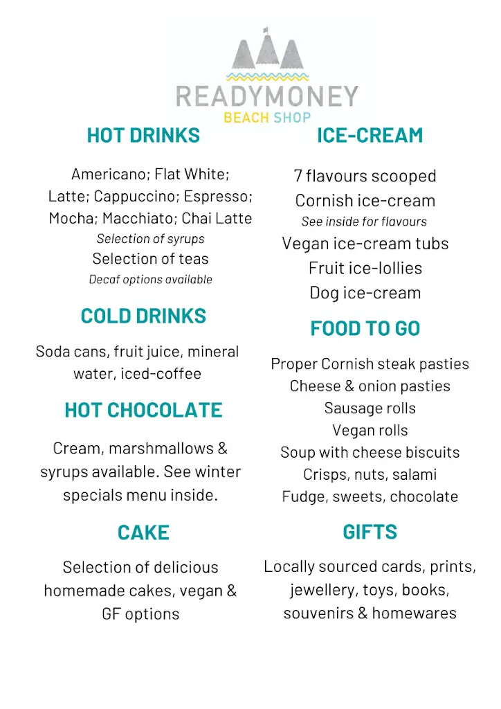 Menu_Readymoney Beach Shop_Fowey_image_1