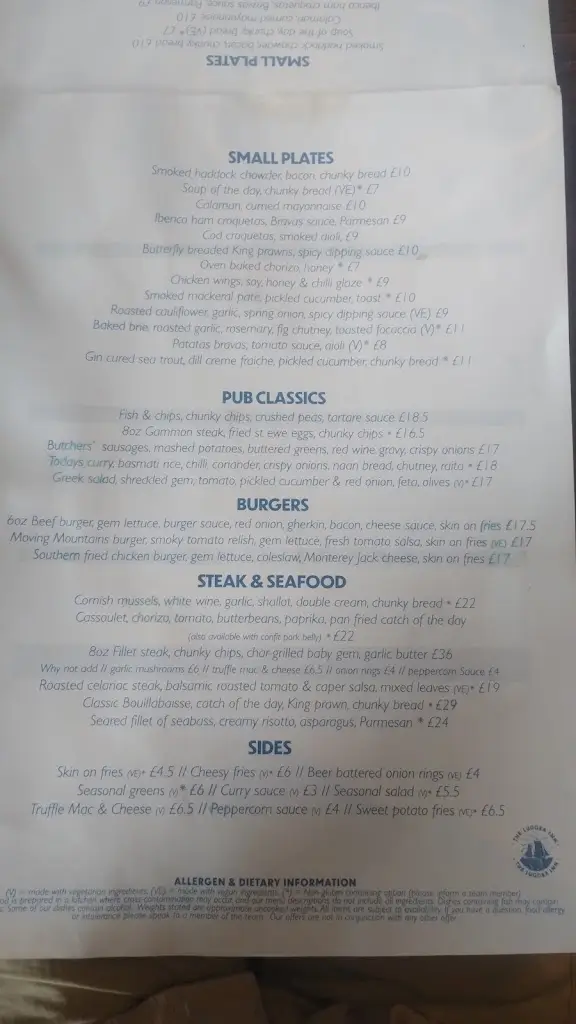 Menu_The Lugger Inn_Fowey_image_3