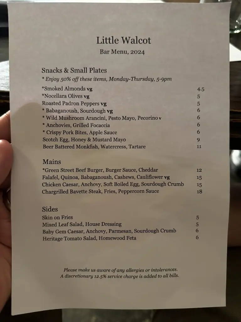 Menu_Little Walcot_Frome_image_1