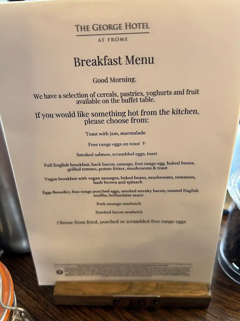 Menu_The George Hotel & Granary_Frome_image_1