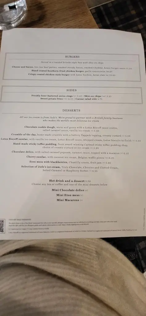 Menu_The Masons Arms_Frome_image_1