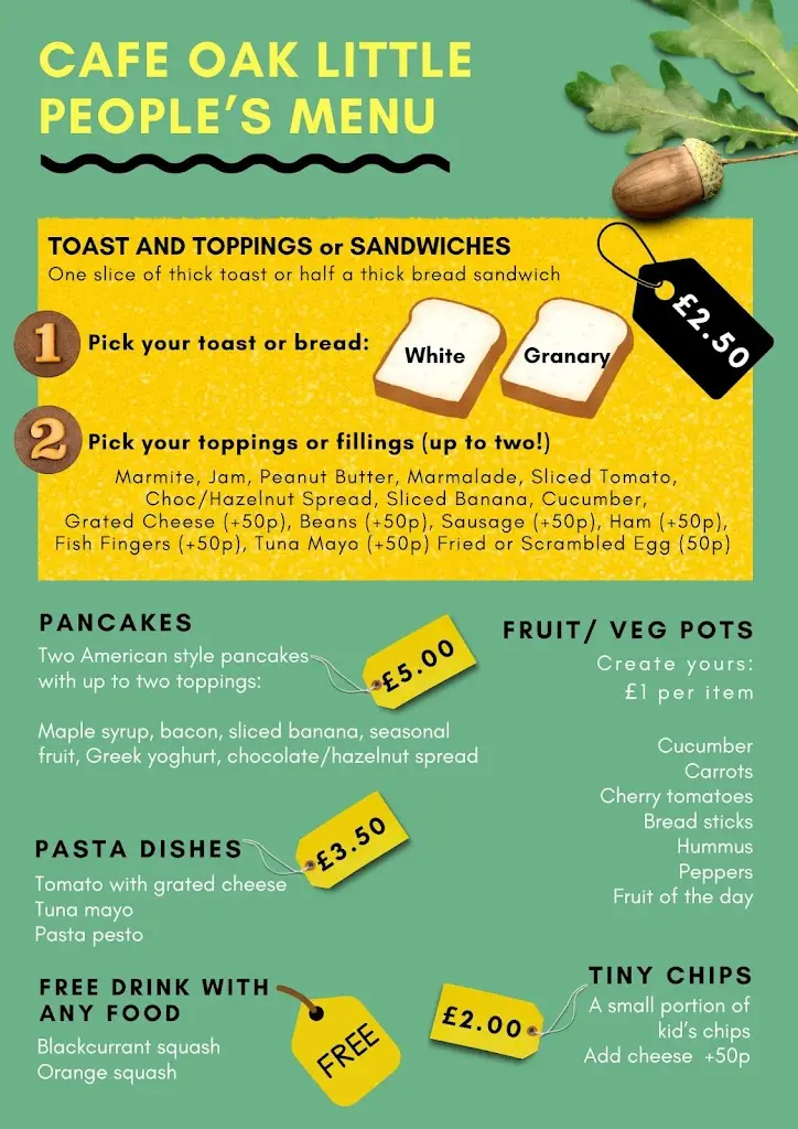 Menu_Café Oak_Geddington_image_1