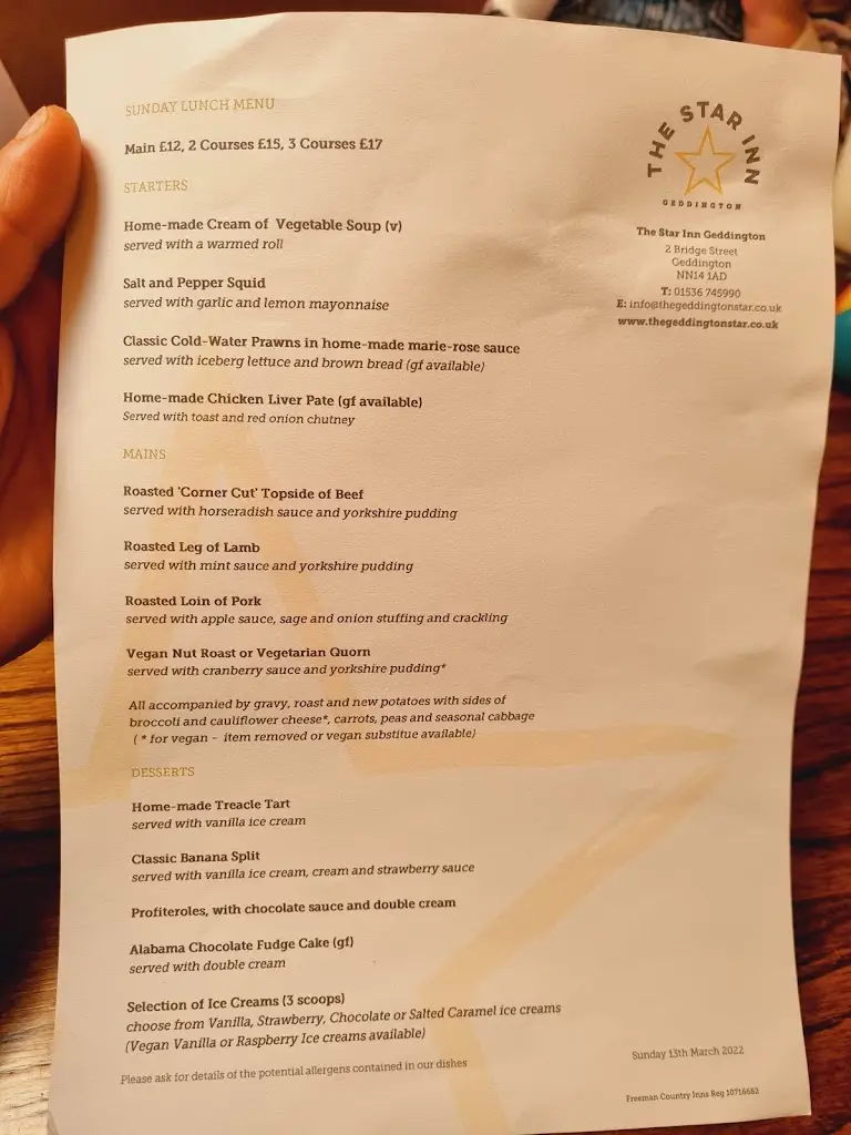 Menu_Star Inn_Geddington_image_1