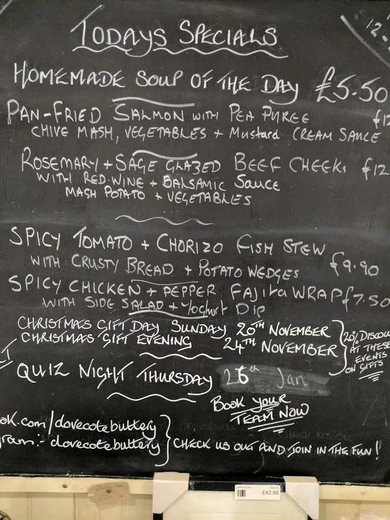 Menu_Dovecote Buttery and The Pantry_Geddington_image_1