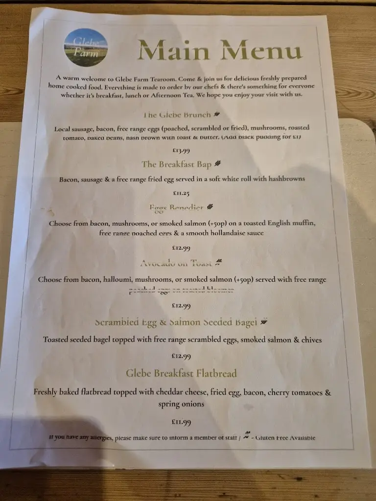 Menu_Glebe Farm Shop & Tea Room_Geddington_image_2