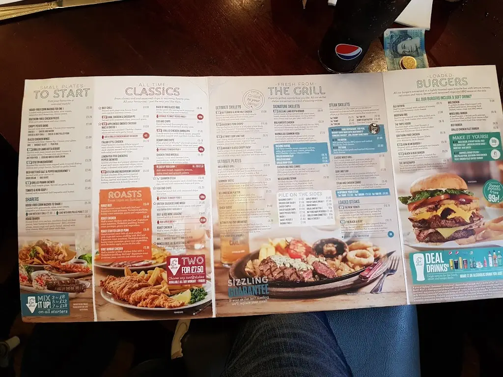 Menu_The Briars_Geddington_image_1