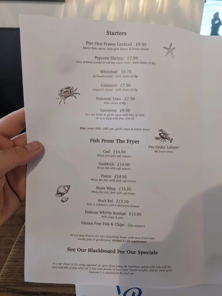 Menu_The Pier_Frinton-on-Sea_image_2