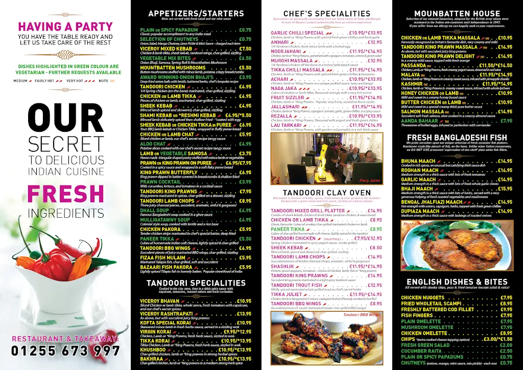 Menu_British India Restaurant_Frinton-on-Sea_image_1