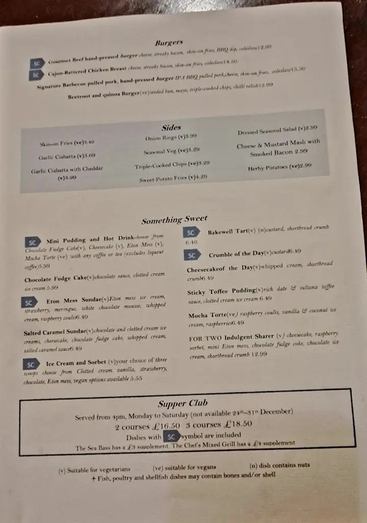 Menu_The George & Dragon_Glazebury_image_4