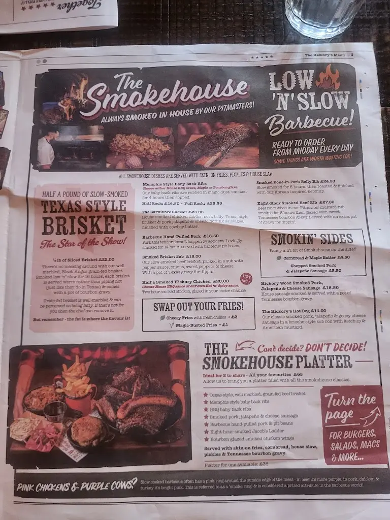 Menu_Hickory's Smokehouse Gloucester_Gloucestershire_image_2