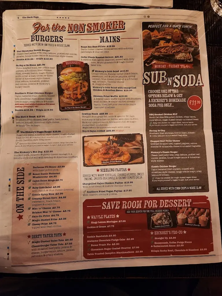 Menu_Hickory's Smokehouse Gloucester_Gloucestershire_image_4