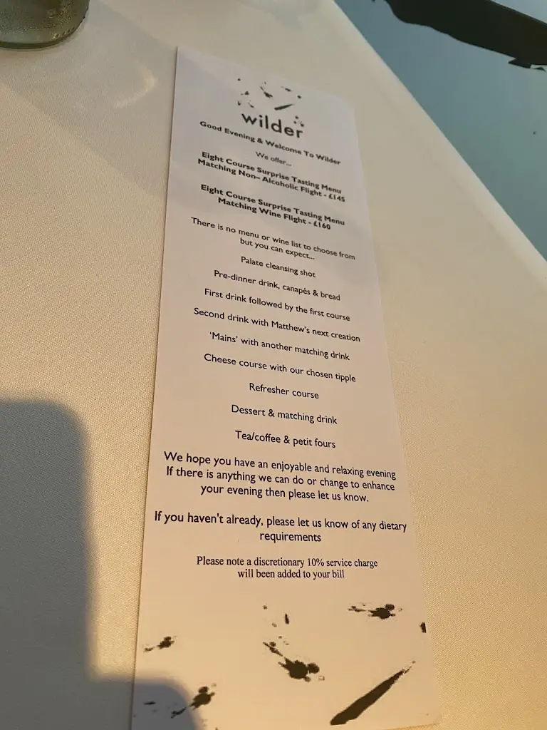 Menu_Wilder Restaurant_Gloucestershire_image_2